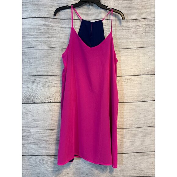 Reversible Pink & Blue Spaghetti Strap Dress - Picture 4 of 6